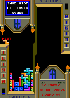 Tetris (cocktail set 1) Screenshot 1